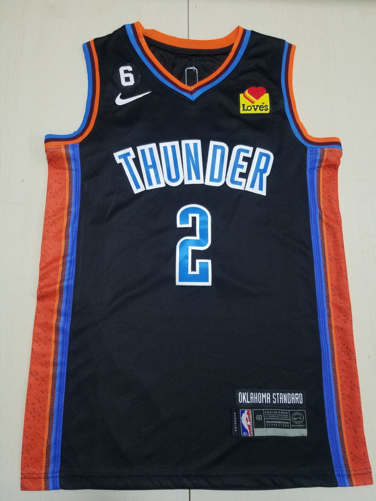 Men Oklahoma City Thunder #2 Shai Gilgeous-Alexander Black Nike City Edition 2022 NBA Jersey->miami dolphins->NFL Jersey